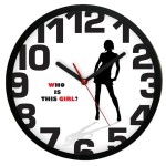 ZEGAR ŚCIENNY /WHO IS THE GIRL?