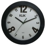 ZEGAR KWARC NA ŚCIANĘ  "KLIK"