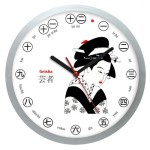 ZEGAR ŚCIENNY JAPAN GEJSZA #1