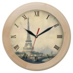 ZEGAR DREWNIANY RONDO PARIS