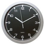 ZEGAR ŚCIENNY SREBRNY 2302A #2