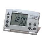 ZEGAR LCD SKŁADANY SILVER