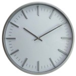 ZEGAR ŚCIENNY srebrny 3D INDEX
