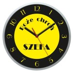 ZEGAR CZARNY HUMOR / DLA SZEFA