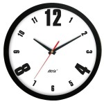 ZEGAR ŚCIENNY CZARNY MODERN