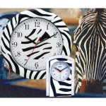 ZEGAR ŚCIENNY ZEBRA + BUDZIK GRATIS