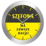 ZEGAR ALU HUMOR / RACJA SZEFOWEJ