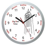 ZEGAR JĘZYKI ŚWIATA BIG BEN TIME