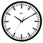 ZEGAR ŚCIENNY CZARNY INDEX