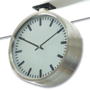 ZEGAR METALOWY 14" DWUSTRONNY 